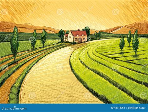 Agriculture Drawing Pictures, Images and Stock Photos.